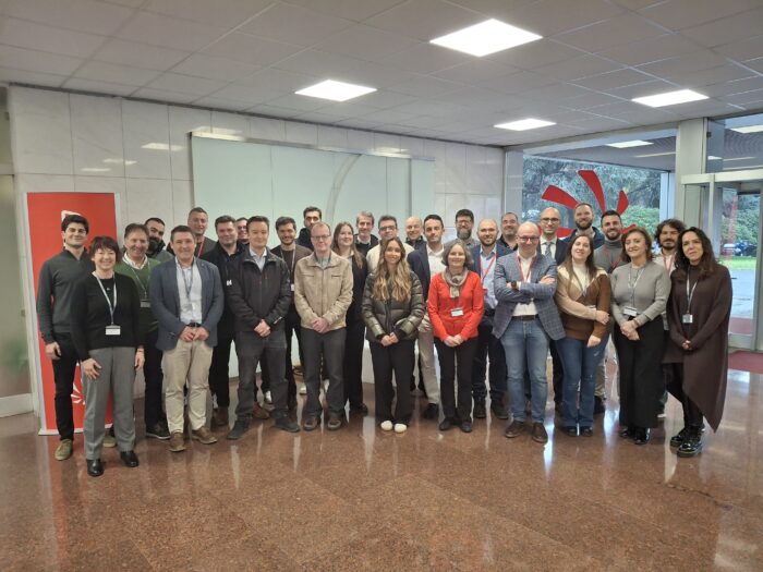 Consortium Group Photo at ECOBALLIFE meeting in Leonardo